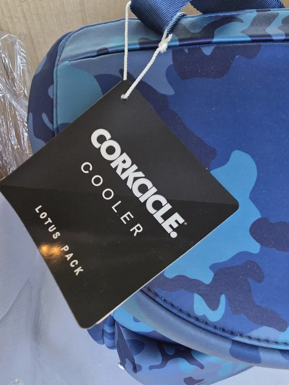 Corkcicle Blue Camo Men’s Cooler Backpack